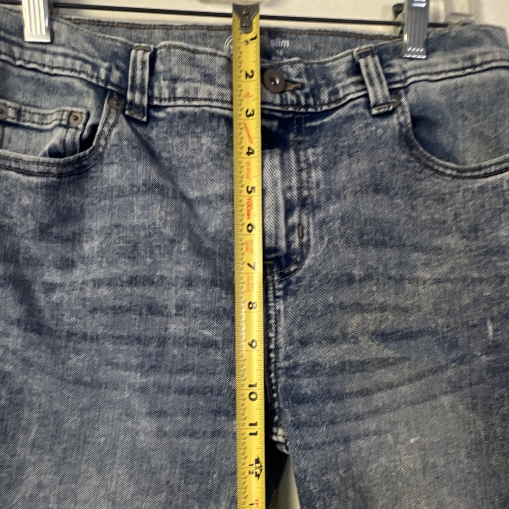 Wonder Nation Boys Size 16 Blue Slim Skinny Stretch Denim Jeans 24" Inseam - Picture 6 of 10
